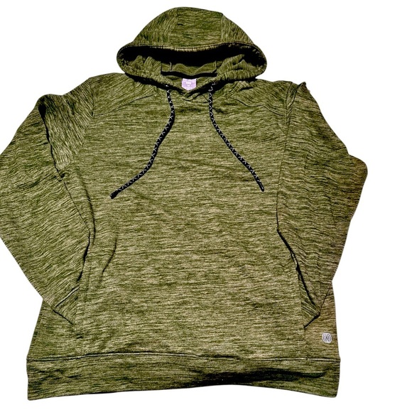 Balance Collection Men’s Green Hoodie with Pockets, Size Medium - Picture 3 of 6
